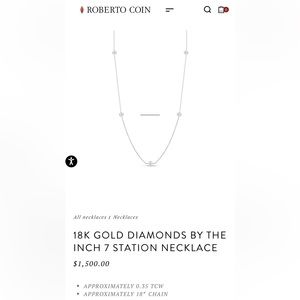 Roberto Coin station Necklace